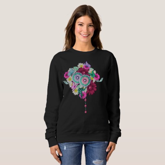 Spring Floral Bouquet Trui (Voorkant volledig)