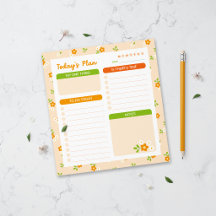 Spring Floral Bouquets Daily Planner