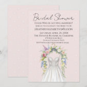 Spring Floral Bridal Shower Kaart (Voorkant / Achterkant)