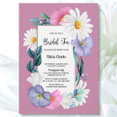 Spring Floral Bridal Tea Vrijgezellenfeest Kaart