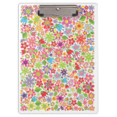 Spring Floral Bright Flower Garden Kantoor Papers Klembord (Voorkant)