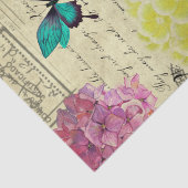 Spring Floral Butterfly Ephemera Tissuepapier (Detail)