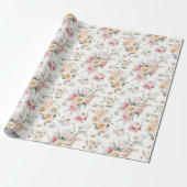 Spring Floral Cadeaupapier (Uitgerold)