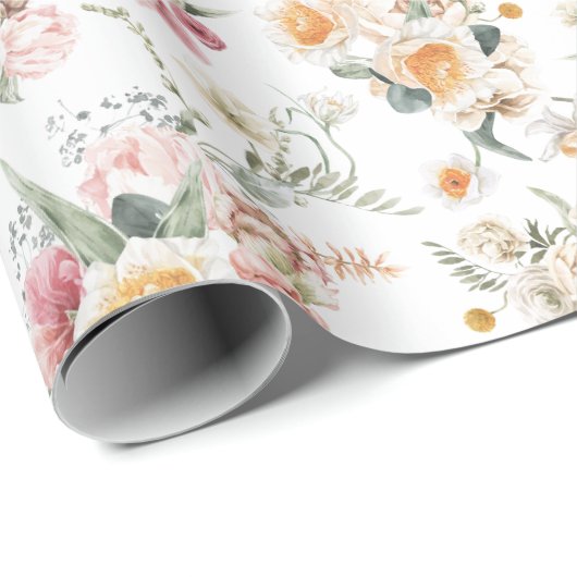 Spring Floral Cadeaupapier (Rol Hoek)