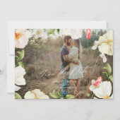 Spring Floral Canopy Save the Date Aankondiging (Voorkant)