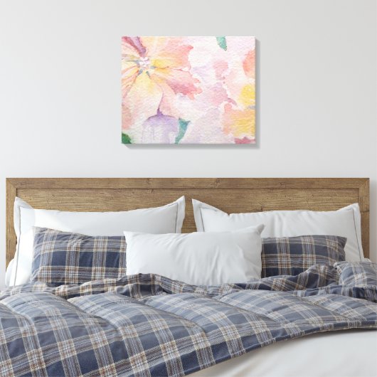 Spring Floral Canvas Afdruk (Insitu (Slaapkamer))