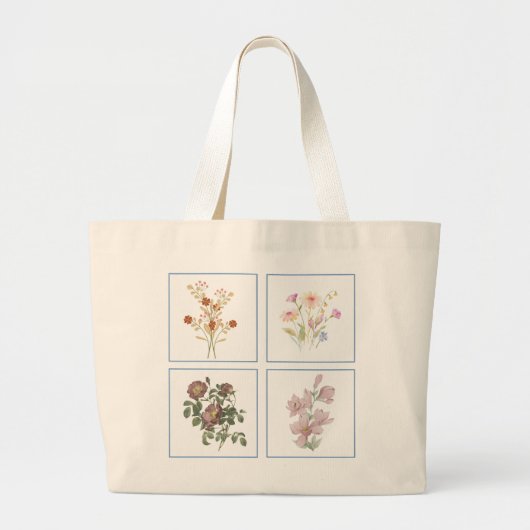 Spring Floral Canvas tas (Voorkant)