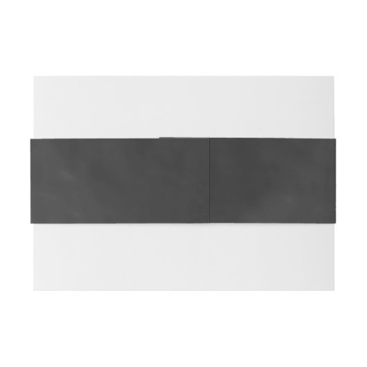 Spring Floral Chalkboard Belly Band Uitnodigingen Wikkel (Achterkant Voorbeeld)