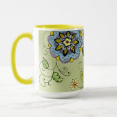 Spring Floral Coffee Mok (Links)