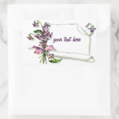 Spring Floral Custom design Rechthoekige Sticker (Tas)