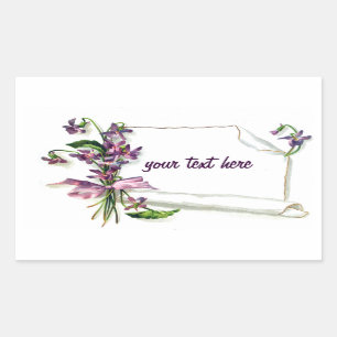 Spring Floral Custom design Rechthoekige Sticker