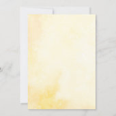 Spring Floral Daffodil Wreath Baptism Kaart (Achterkant)