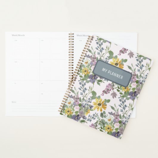 Spring Floral Day Planner (Display)