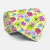 Spring Floral Design Necktie Stropdas (Opgerold)