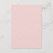 Spring Floral Details Enclosure Card Informatiekaartje (Achterkant)