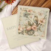  Spring Floral Easter Bunch Uitnodiging