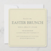  Spring Floral Easter Bunch Uitnodiging (Achterkant)