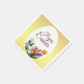 Spring Floral Easter Springtime Flowers Elegant Servetten (Hoek)
