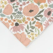 Spring Floral Fleece Deken (Hoek)