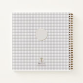 Spring Floral Folk Journal Notitieboek met citaat (Achterkant)