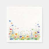 Spring Floral Garden Butterfly Cocktail servetten (Voorkant)