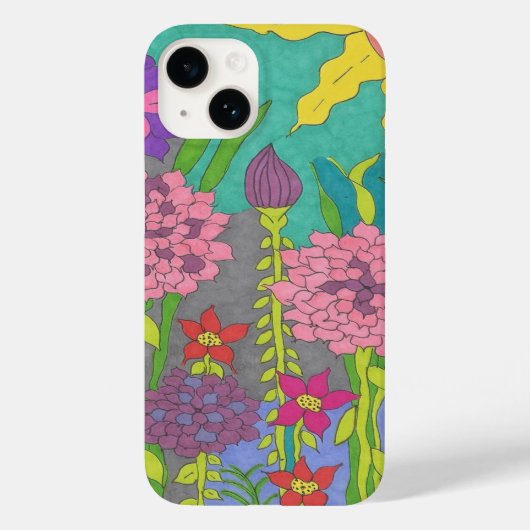 Spring Floral Garden Case-Mate iPhone Case (Achterkant)