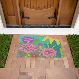 Spring Floral Garden Deurmat