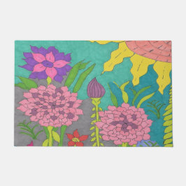 Spring Floral Garden Deurmat