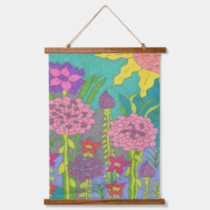 Spring Floral Garden Hangend Wandkleed