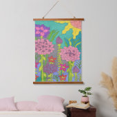 Spring Floral Garden Hangend Wandkleed (Slaapkamer)