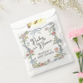 Spring Floral Garden Party Pastel Floral Dessert Bedankzakje (Gezegeld)