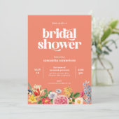 Spring Floral Garden Party Vrijgezellenfeest Kaart (Staand voorkant)