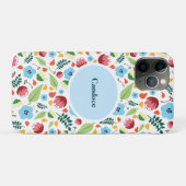 Spring Floral gepersonaliseerd Case-Mate iPhone Case (Achterkant (horizontaal))