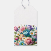 Spring Floral Gift Labels (Set van 10) Cadeaulabel (Achterkant)