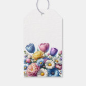 Spring Floral Gift Labels Set van 10 Cadeaulabel (Achterkant)