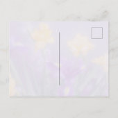 Spring Floral Greeting, pastel aesthetic Briefkaart (Achterkant)
