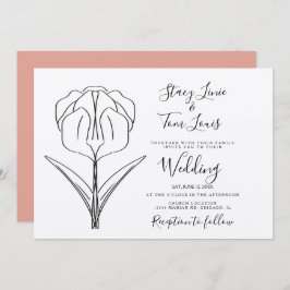 Spring Floral Hand Drawn Earthy Kaart