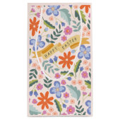 Spring Floral Happy Pasal Small Gift Bag Klein Cadeauzakje (Achterkant)
