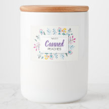 Spring Floral Ingeblikte Perziken