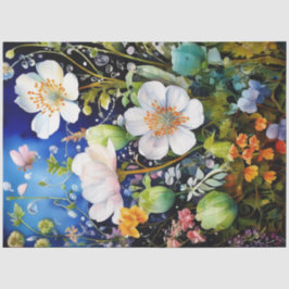 Spring Floral Kleurrijk Weefselpapier Tissuepapier