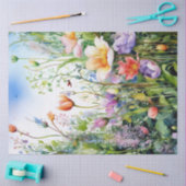 Spring Floral Kleurrijk Weefselpapier Tissuepapier (Craft)