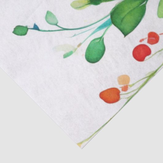 Spring Floral Kleurrijk Weefselpapier Tissuepapier (Detail)