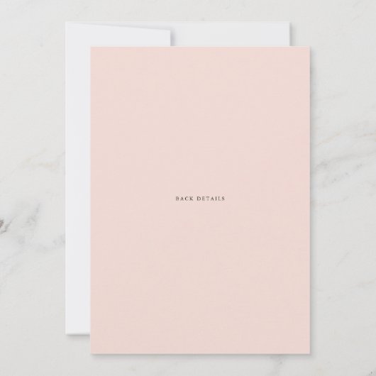  Spring Floral Lijst Wedding Shower Kaart (Achterkant)