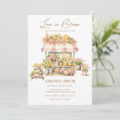 Spring Floral Market Love in Bloom Vrijgezellenfee Kaart (Staand voorkant)