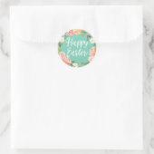 Spring Floral Mint Blush Easter Ronde Sticker (Tas)