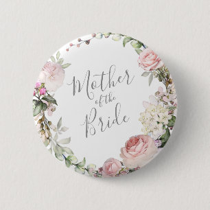 Spring Floral Moeder van de Bride Button