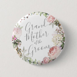 Spring Floral Moeder van de Groom Button