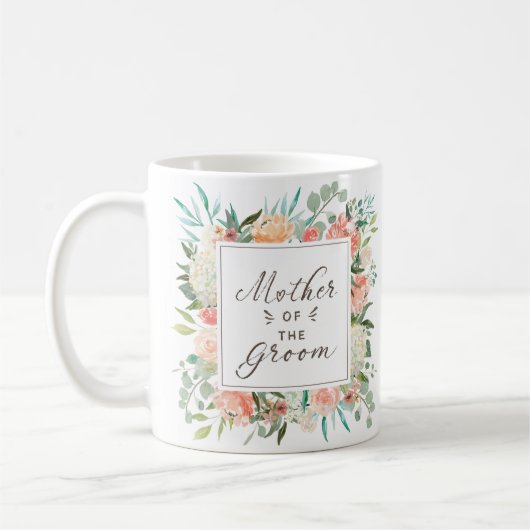Spring Floral Moeder van de Groom Koffiemok (Links)