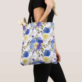  Spring Floral Monogram Baby Diaper Tote Bag