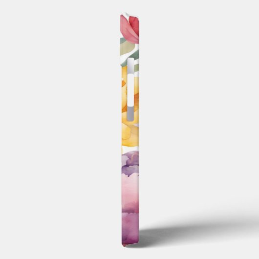 Spring Floral Monogram Case-Mate iPhone Case (Achterkant / Links)